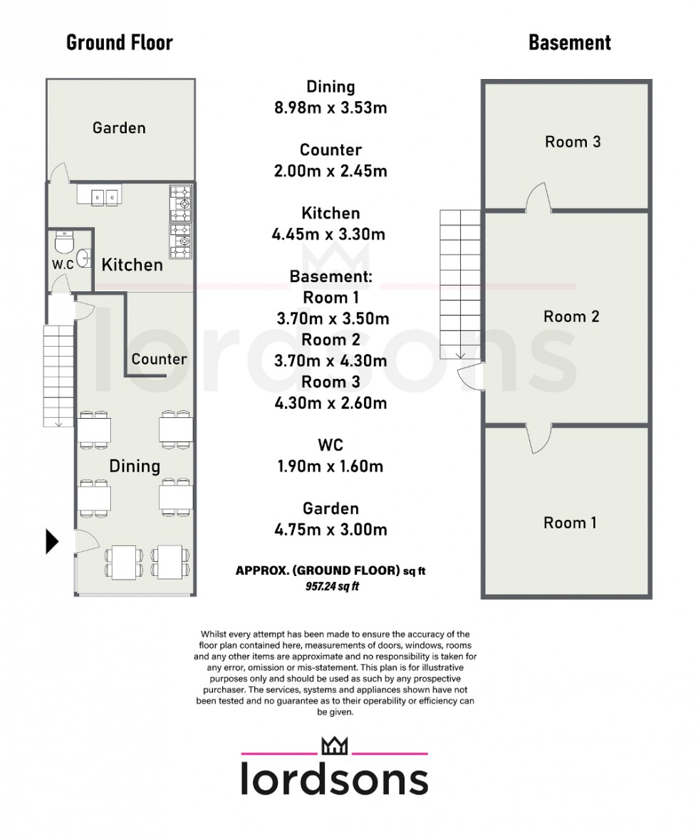 Floorplan for Clifftown Road, Southend On Sea