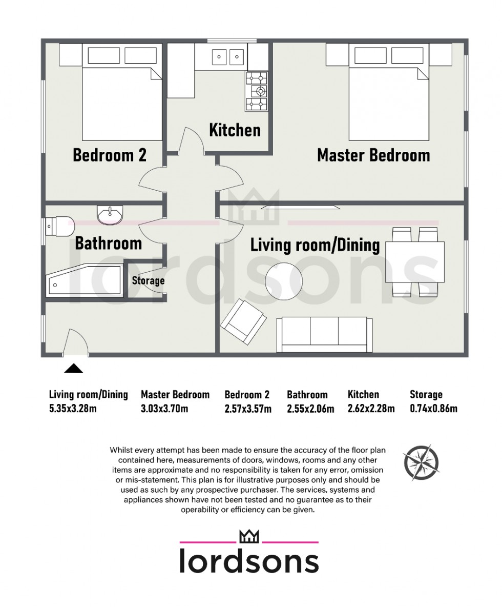 Floorplan for Sanders Road, Canvey Island