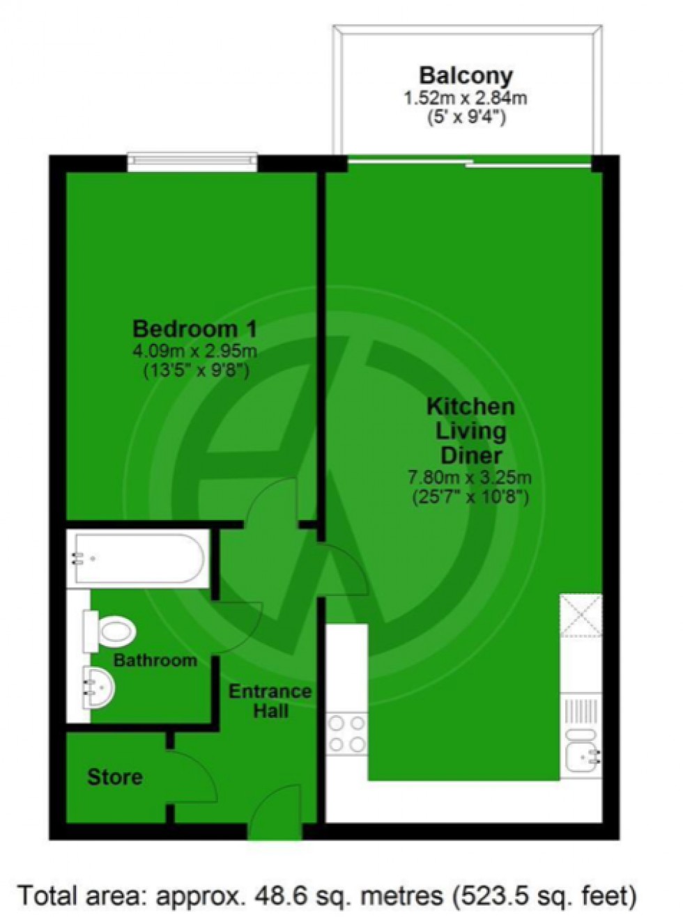 Floorplan for Chapter Way, Colliers Wood, London