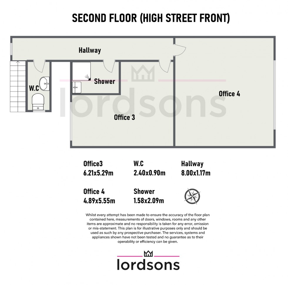Floorplan for High Street, Southend on Sea