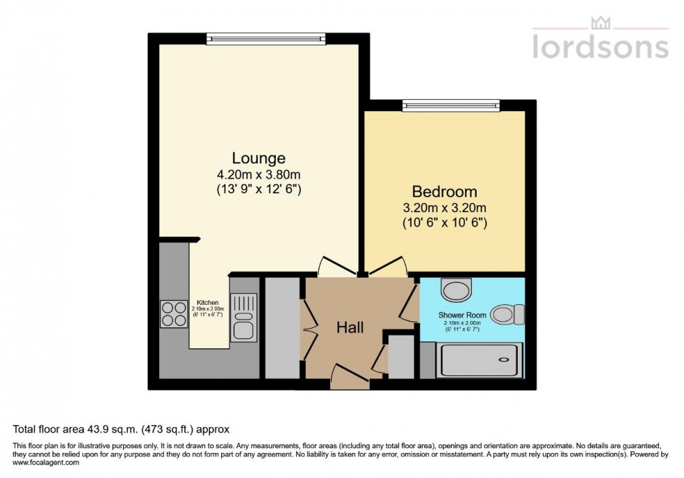 Floorplan for Rayleigh Road, Leigh-on-Sea
